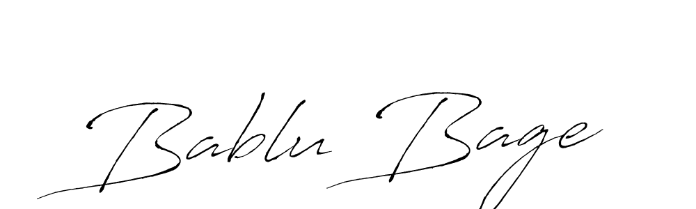 How to make Bablu Bage signature? Antro_Vectra is a professional autograph style. Create handwritten signature for Bablu Bage name. Bablu Bage signature style 6 images and pictures png