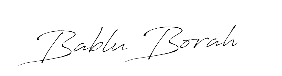 Also we have Bablu Borah name is the best signature style. Create professional handwritten signature collection using Antro_Vectra autograph style. Bablu Borah signature style 6 images and pictures png