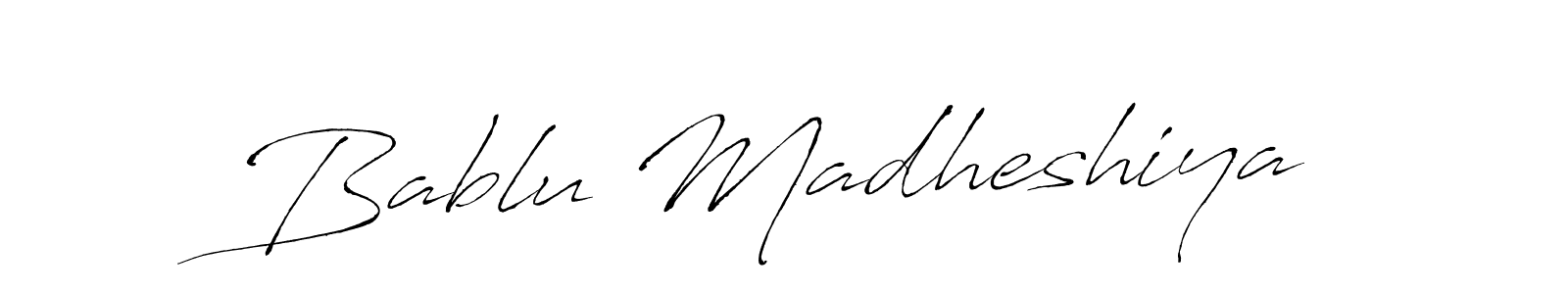 Also we have Bablu Madheshiya name is the best signature style. Create professional handwritten signature collection using Antro_Vectra autograph style. Bablu Madheshiya signature style 6 images and pictures png