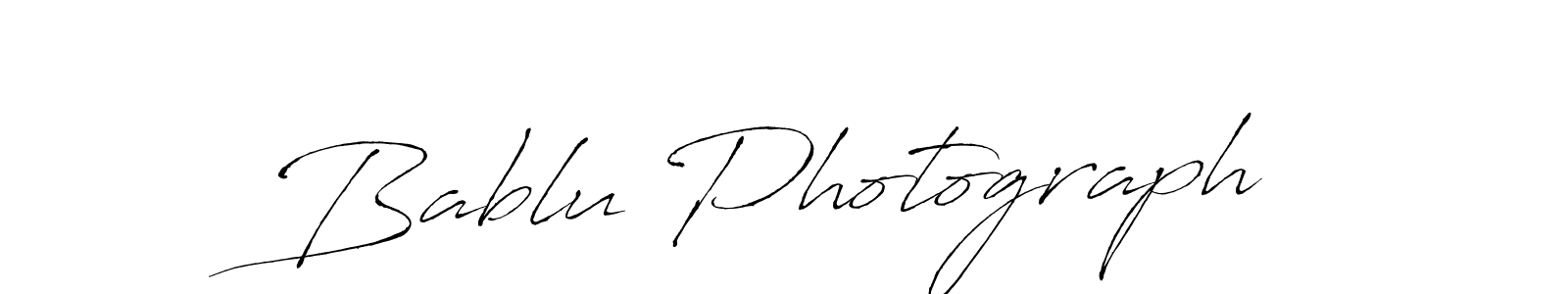 Design your own signature with our free online signature maker. With this signature software, you can create a handwritten (Antro_Vectra) signature for name Bablu Photograph. Bablu Photograph signature style 6 images and pictures png