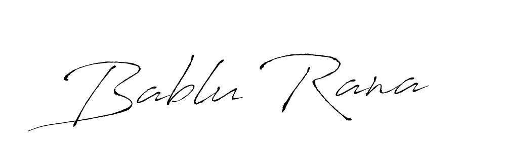 How to make Bablu Rana name signature. Use Antro_Vectra style for creating short signs online. This is the latest handwritten sign. Bablu Rana signature style 6 images and pictures png