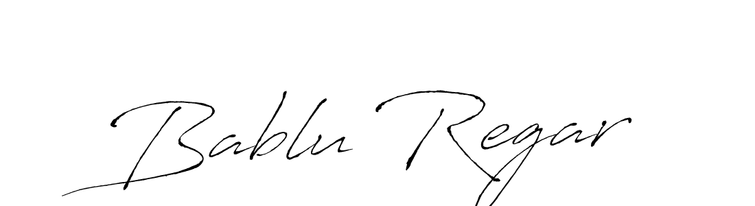 How to make Bablu Regar signature? Antro_Vectra is a professional autograph style. Create handwritten signature for Bablu Regar name. Bablu Regar signature style 6 images and pictures png