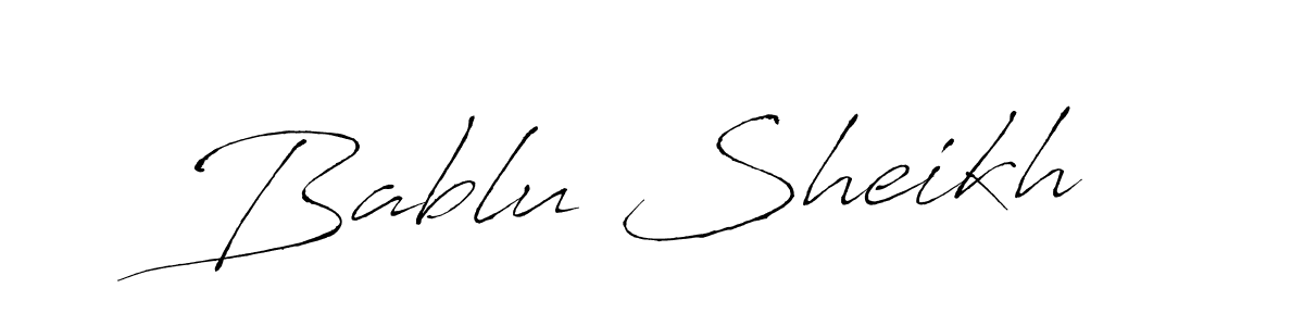 It looks lik you need a new signature style for name Bablu Sheikh. Design unique handwritten (Antro_Vectra) signature with our free signature maker in just a few clicks. Bablu Sheikh signature style 6 images and pictures png