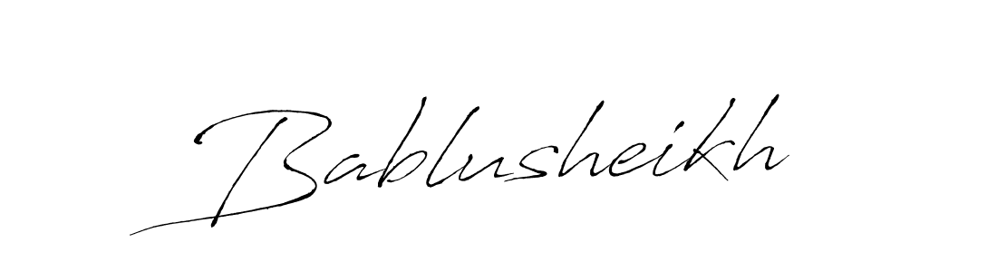 Bablusheikh stylish signature style. Best Handwritten Sign (Antro_Vectra) for my name. Handwritten Signature Collection Ideas for my name Bablusheikh. Bablusheikh signature style 6 images and pictures png