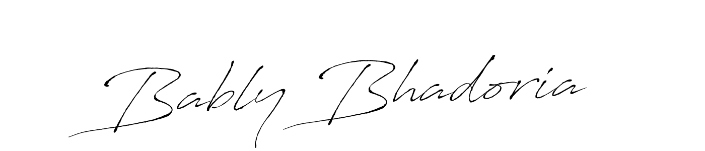 Make a short Bably Bhadoria signature style. Manage your documents anywhere anytime using Antro_Vectra. Create and add eSignatures, submit forms, share and send files easily. Bably Bhadoria signature style 6 images and pictures png