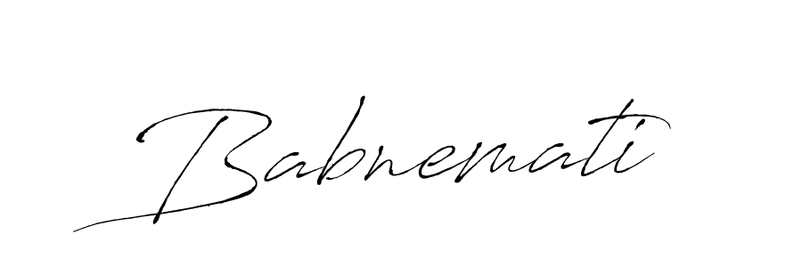 Babnemati stylish signature style. Best Handwritten Sign (Antro_Vectra) for my name. Handwritten Signature Collection Ideas for my name Babnemati. Babnemati signature style 6 images and pictures png