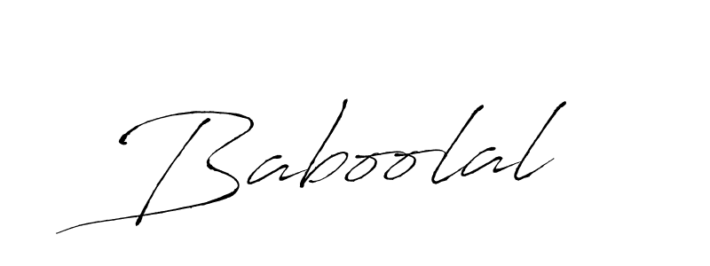 Make a beautiful signature design for name Baboolal. With this signature (Antro_Vectra) style, you can create a handwritten signature for free. Baboolal signature style 6 images and pictures png