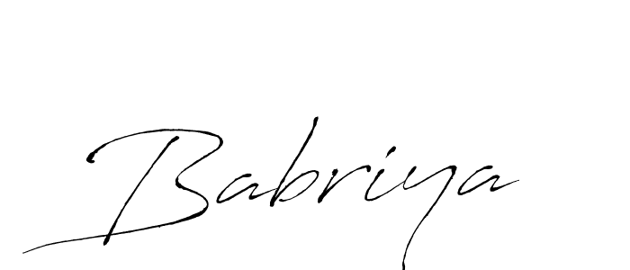 You should practise on your own different ways (Antro_Vectra) to write your name (Babriya) in signature. don't let someone else do it for you. Babriya signature style 6 images and pictures png
