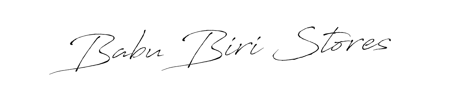 Also You can easily find your signature by using the search form. We will create Babu Biri Stores name handwritten signature images for you free of cost using Antro_Vectra sign style. Babu Biri Stores signature style 6 images and pictures png