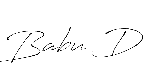 Similarly Antro_Vectra is the best handwritten signature design. Signature creator online .You can use it as an online autograph creator for name Babu D. Babu D signature style 6 images and pictures png