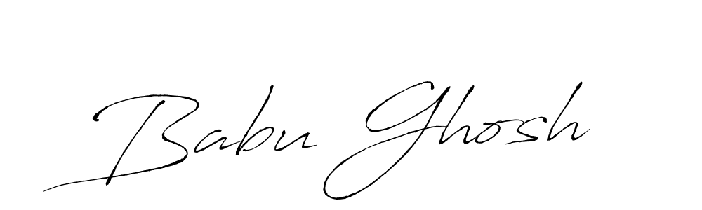 It looks lik you need a new signature style for name Babu Ghosh. Design unique handwritten (Antro_Vectra) signature with our free signature maker in just a few clicks. Babu Ghosh signature style 6 images and pictures png