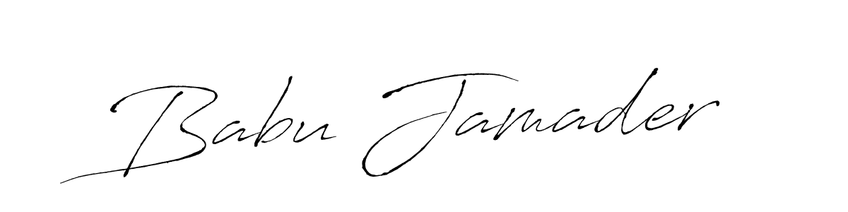 You can use this online signature creator to create a handwritten signature for the name Babu Jamader. This is the best online autograph maker. Babu Jamader signature style 6 images and pictures png