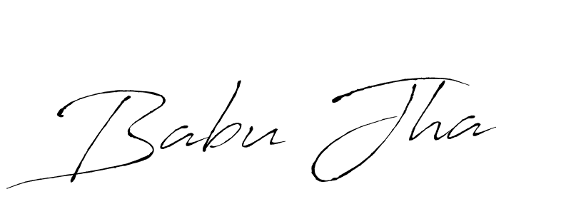 Also we have Babu Jha name is the best signature style. Create professional handwritten signature collection using Antro_Vectra autograph style. Babu Jha signature style 6 images and pictures png