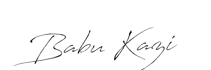 Also we have Babu Kazi name is the best signature style. Create professional handwritten signature collection using Antro_Vectra autograph style. Babu Kazi signature style 6 images and pictures png