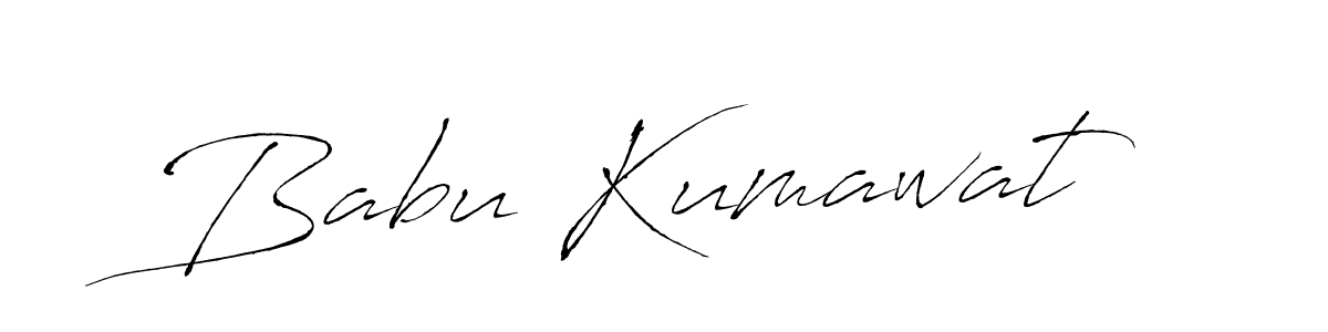 Create a beautiful signature design for name Babu Kumawat. With this signature (Antro_Vectra) fonts, you can make a handwritten signature for free. Babu Kumawat signature style 6 images and pictures png