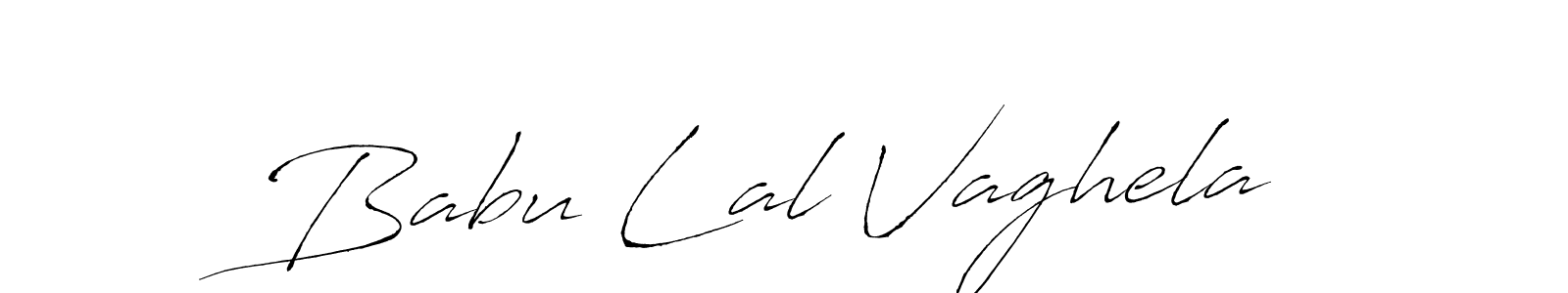 Use a signature maker to create a handwritten signature online. With this signature software, you can design (Antro_Vectra) your own signature for name Babu Lal Vaghela. Babu Lal Vaghela signature style 6 images and pictures png