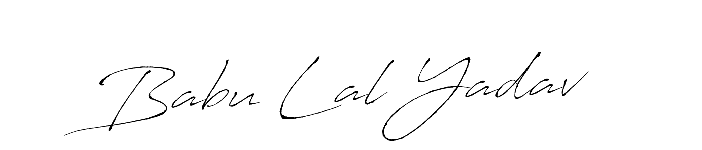 Antro_Vectra is a professional signature style that is perfect for those who want to add a touch of class to their signature. It is also a great choice for those who want to make their signature more unique. Get Babu Lal Yadav name to fancy signature for free. Babu Lal Yadav signature style 6 images and pictures png