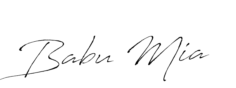 Antro_Vectra is a professional signature style that is perfect for those who want to add a touch of class to their signature. It is also a great choice for those who want to make their signature more unique. Get Babu Mia name to fancy signature for free. Babu Mia signature style 6 images and pictures png