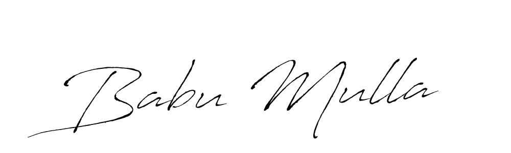 Create a beautiful signature design for name Babu Mulla. With this signature (Antro_Vectra) fonts, you can make a handwritten signature for free. Babu Mulla signature style 6 images and pictures png