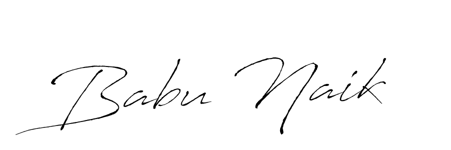 Use a signature maker to create a handwritten signature online. With this signature software, you can design (Antro_Vectra) your own signature for name Babu Naik. Babu Naik signature style 6 images and pictures png