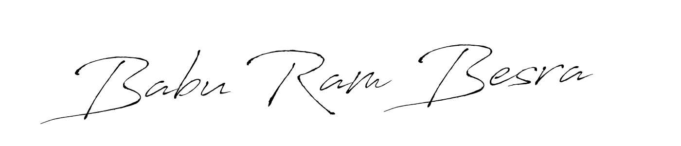 Babu Ram Besra stylish signature style. Best Handwritten Sign (Antro_Vectra) for my name. Handwritten Signature Collection Ideas for my name Babu Ram Besra. Babu Ram Besra signature style 6 images and pictures png