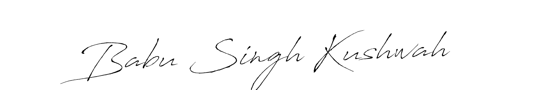 How to make Babu Singh Kushwah name signature. Use Antro_Vectra style for creating short signs online. This is the latest handwritten sign. Babu Singh Kushwah signature style 6 images and pictures png