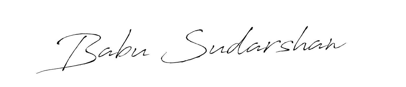 Make a beautiful signature design for name Babu Sudarshan. Use this online signature maker to create a handwritten signature for free. Babu Sudarshan signature style 6 images and pictures png