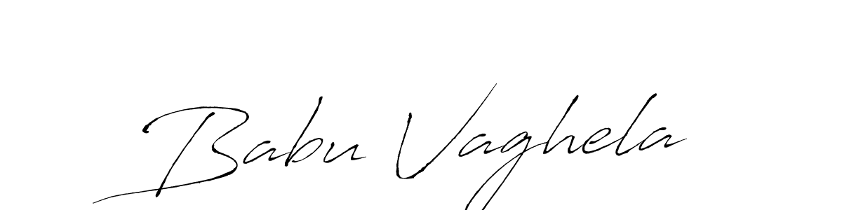 Design your own signature with our free online signature maker. With this signature software, you can create a handwritten (Antro_Vectra) signature for name Babu Vaghela. Babu Vaghela signature style 6 images and pictures png