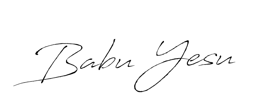 Also we have Babu Yesu name is the best signature style. Create professional handwritten signature collection using Antro_Vectra autograph style. Babu Yesu signature style 6 images and pictures png