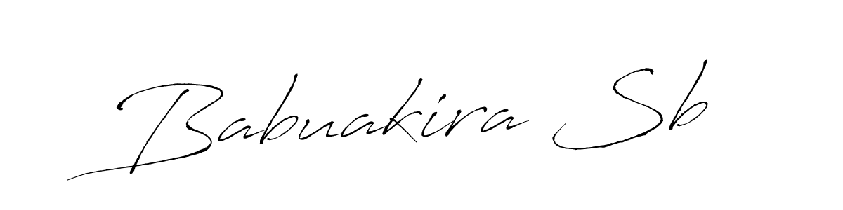 Antro_Vectra is a professional signature style that is perfect for those who want to add a touch of class to their signature. It is also a great choice for those who want to make their signature more unique. Get Babuakira Sb name to fancy signature for free. Babuakira Sb signature style 6 images and pictures png