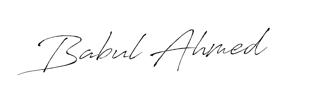 You should practise on your own different ways (Antro_Vectra) to write your name (Babul Ahmed) in signature. don't let someone else do it for you. Babul Ahmed signature style 6 images and pictures png