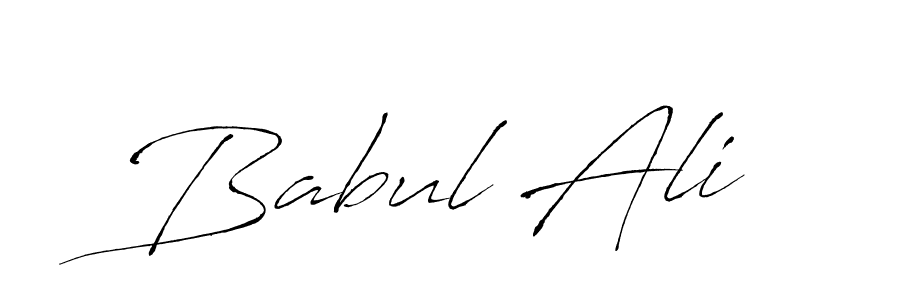 The best way (Antro_Vectra) to make a short signature is to pick only two or three words in your name. The name Babul Ali include a total of six letters. For converting this name. Babul Ali signature style 6 images and pictures png