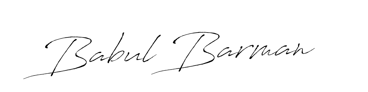 How to make Babul Barman signature? Antro_Vectra is a professional autograph style. Create handwritten signature for Babul Barman name. Babul Barman signature style 6 images and pictures png