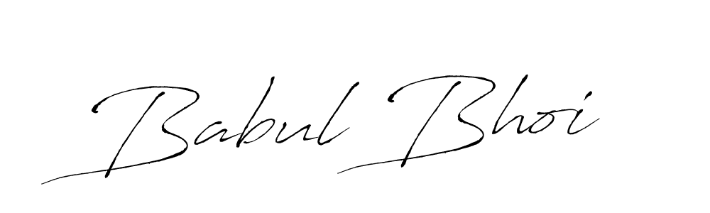 The best way (Antro_Vectra) to make a short signature is to pick only two or three words in your name. The name Babul Bhoi include a total of six letters. For converting this name. Babul Bhoi signature style 6 images and pictures png