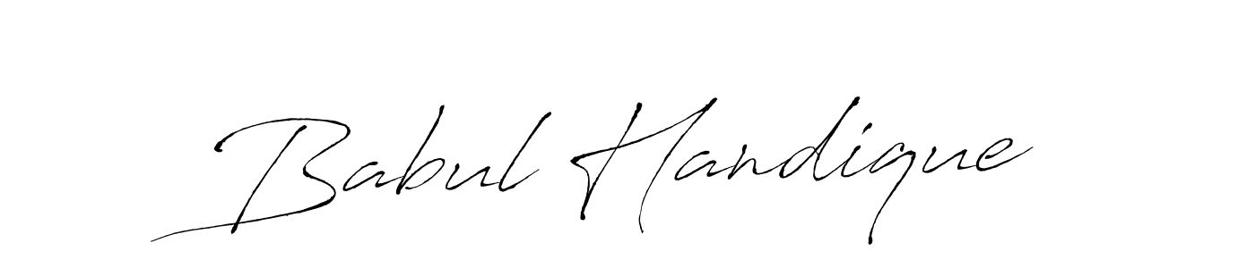 You should practise on your own different ways (Antro_Vectra) to write your name (Babul Handique) in signature. don't let someone else do it for you. Babul Handique signature style 6 images and pictures png