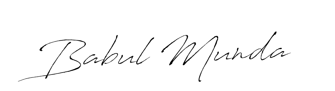 You should practise on your own different ways (Antro_Vectra) to write your name (Babul Munda) in signature. don't let someone else do it for you. Babul Munda signature style 6 images and pictures png