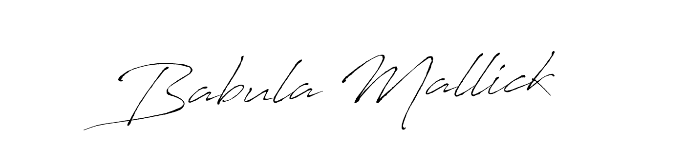 How to make Babula Mallick signature? Antro_Vectra is a professional autograph style. Create handwritten signature for Babula Mallick name. Babula Mallick signature style 6 images and pictures png