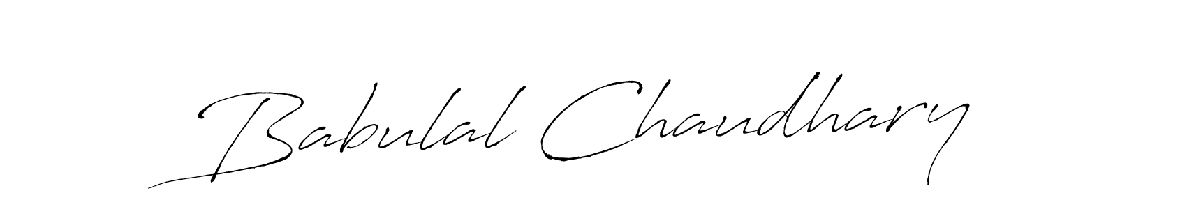 Use a signature maker to create a handwritten signature online. With this signature software, you can design (Antro_Vectra) your own signature for name Babulal Chaudhary. Babulal Chaudhary signature style 6 images and pictures png