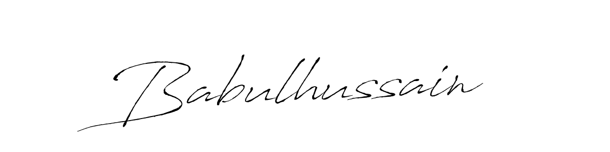 Create a beautiful signature design for name Babulhussain. With this signature (Antro_Vectra) fonts, you can make a handwritten signature for free. Babulhussain signature style 6 images and pictures png