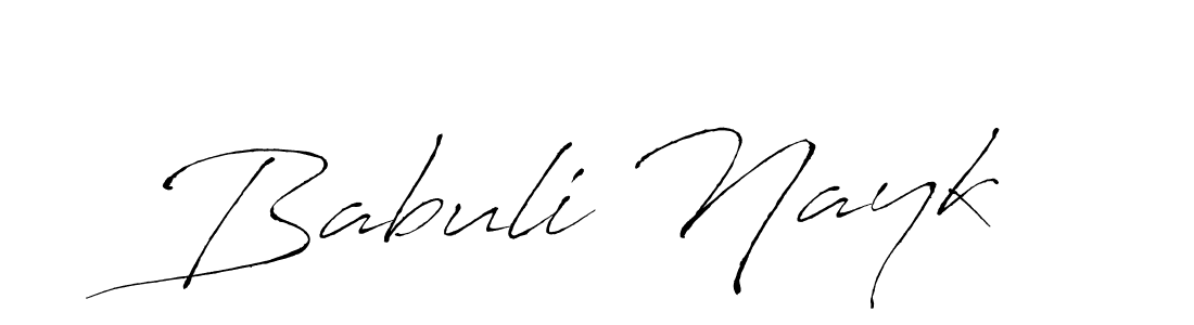 The best way (Antro_Vectra) to make a short signature is to pick only two or three words in your name. The name Babuli Nayk include a total of six letters. For converting this name. Babuli Nayk signature style 6 images and pictures png
