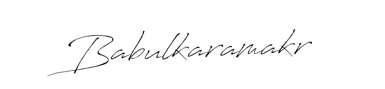 Also we have Babulkaramakr name is the best signature style. Create professional handwritten signature collection using Antro_Vectra autograph style. Babulkaramakr signature style 6 images and pictures png