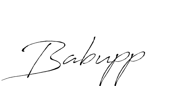 You should practise on your own different ways (Antro_Vectra) to write your name (Babupp) in signature. don't let someone else do it for you. Babupp signature style 6 images and pictures png