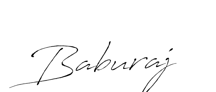 Make a beautiful signature design for name Baburaj. With this signature (Antro_Vectra) style, you can create a handwritten signature for free. Baburaj signature style 6 images and pictures png