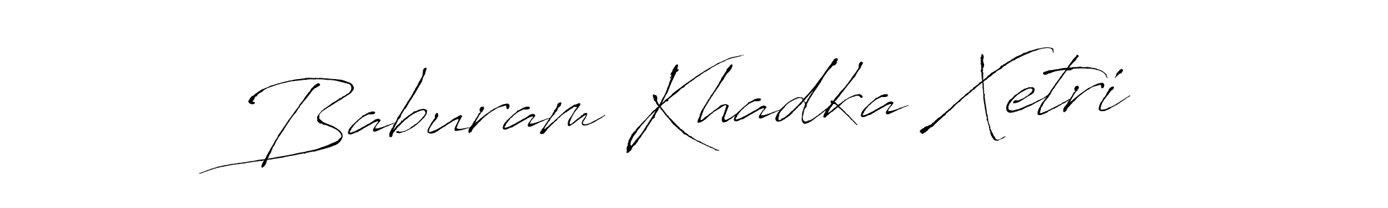 You should practise on your own different ways (Antro_Vectra) to write your name (Baburam Khadka Xetri) in signature. don't let someone else do it for you. Baburam Khadka Xetri signature style 6 images and pictures png