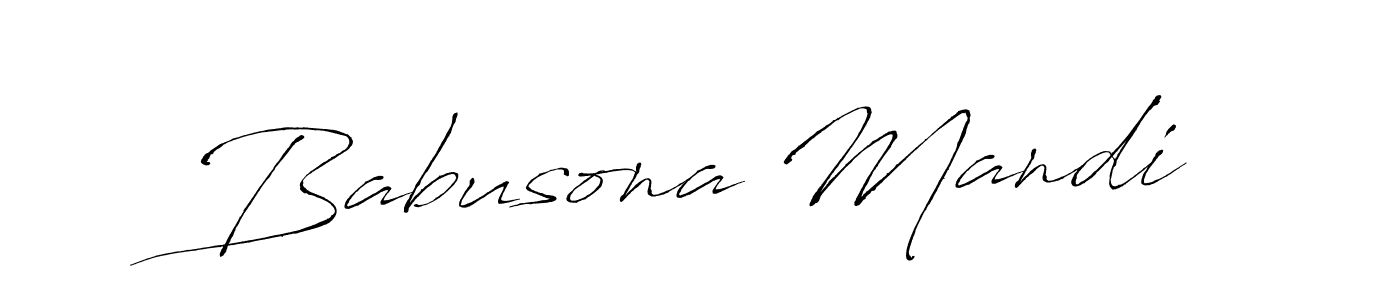 Babusona Mandi stylish signature style. Best Handwritten Sign (Antro_Vectra) for my name. Handwritten Signature Collection Ideas for my name Babusona Mandi. Babusona Mandi signature style 6 images and pictures png