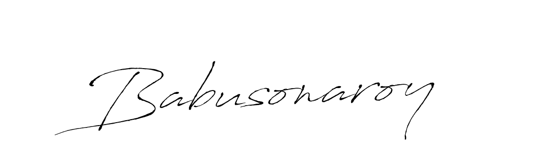 Use a signature maker to create a handwritten signature online. With this signature software, you can design (Antro_Vectra) your own signature for name Babusonaroy. Babusonaroy signature style 6 images and pictures png