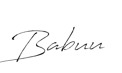 How to make Babuu signature? Antro_Vectra is a professional autograph style. Create handwritten signature for Babuu name. Babuu signature style 6 images and pictures png