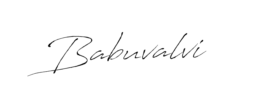 How to make Babuvalvi signature? Antro_Vectra is a professional autograph style. Create handwritten signature for Babuvalvi name. Babuvalvi signature style 6 images and pictures png