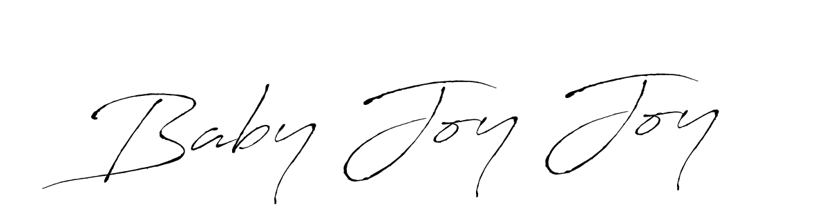 Baby Joy Joy stylish signature style. Best Handwritten Sign (Antro_Vectra) for my name. Handwritten Signature Collection Ideas for my name Baby Joy Joy. Baby Joy Joy signature style 6 images and pictures png