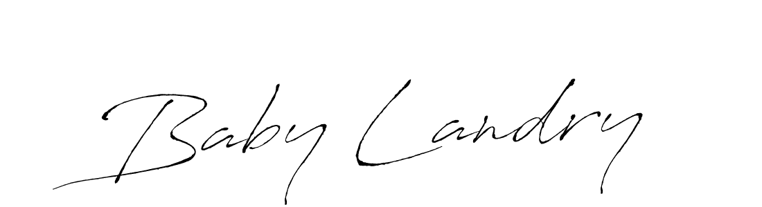 Create a beautiful signature design for name Baby Landry. With this signature (Antro_Vectra) fonts, you can make a handwritten signature for free. Baby Landry signature style 6 images and pictures png